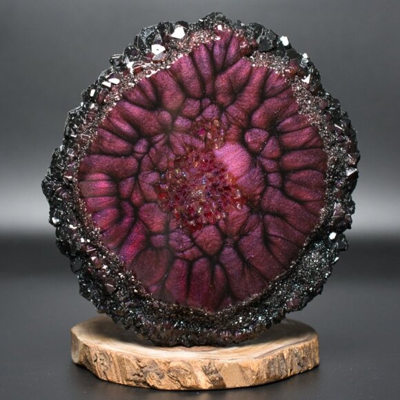 Shinto Shrine Crystal Edge Vanity Tray | Ring Tray | Candle Tray | Jewelry Tray - Picture 1 of 3
